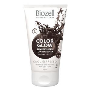 Biozell Color Glow Nourishing Toning Mask Cool Espresso 150