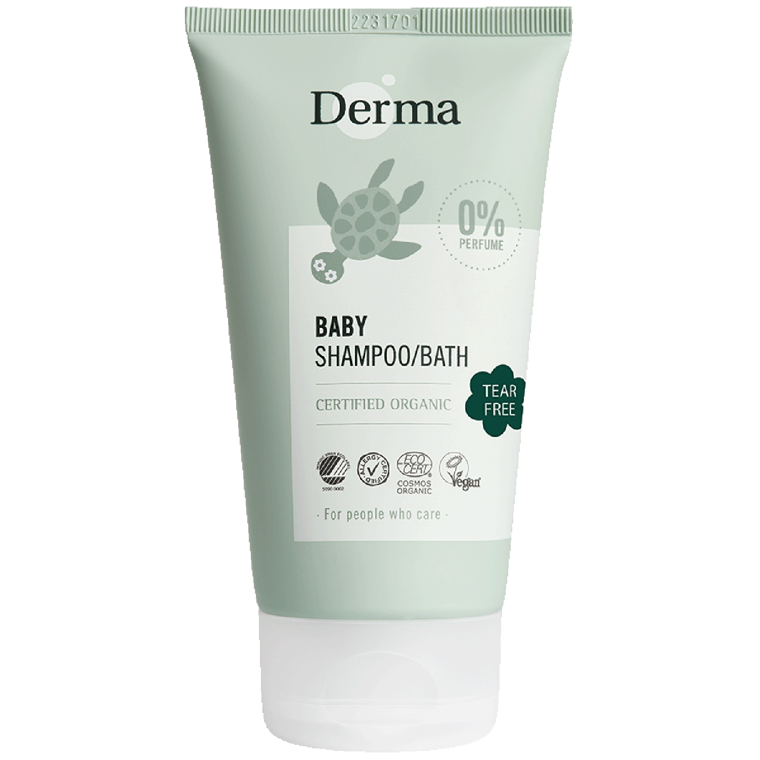 Derma Babyshampoo Bad Tear Free 150 økologisk Shampoo