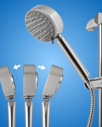 Dobbeltsidet Brusehoved Shampoo Dispenser