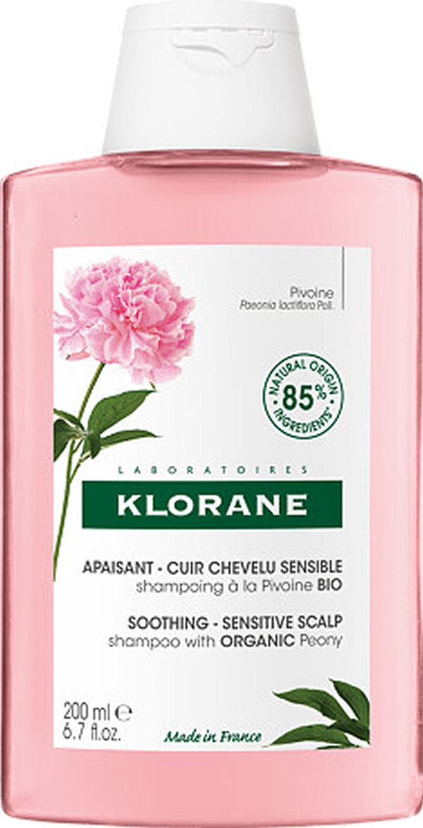 Pierre Fabre Klorane Soothing Sensitive Scalp Shampoo With Organic Peony 200ml