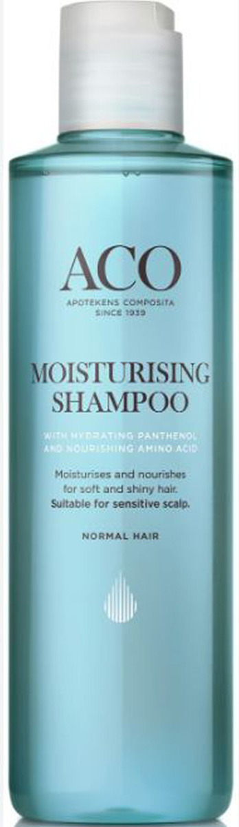 Aco Moisturising Shampoo With Hydrating Panthenol And Nourishing Amino Acid Normal Hair 250ml