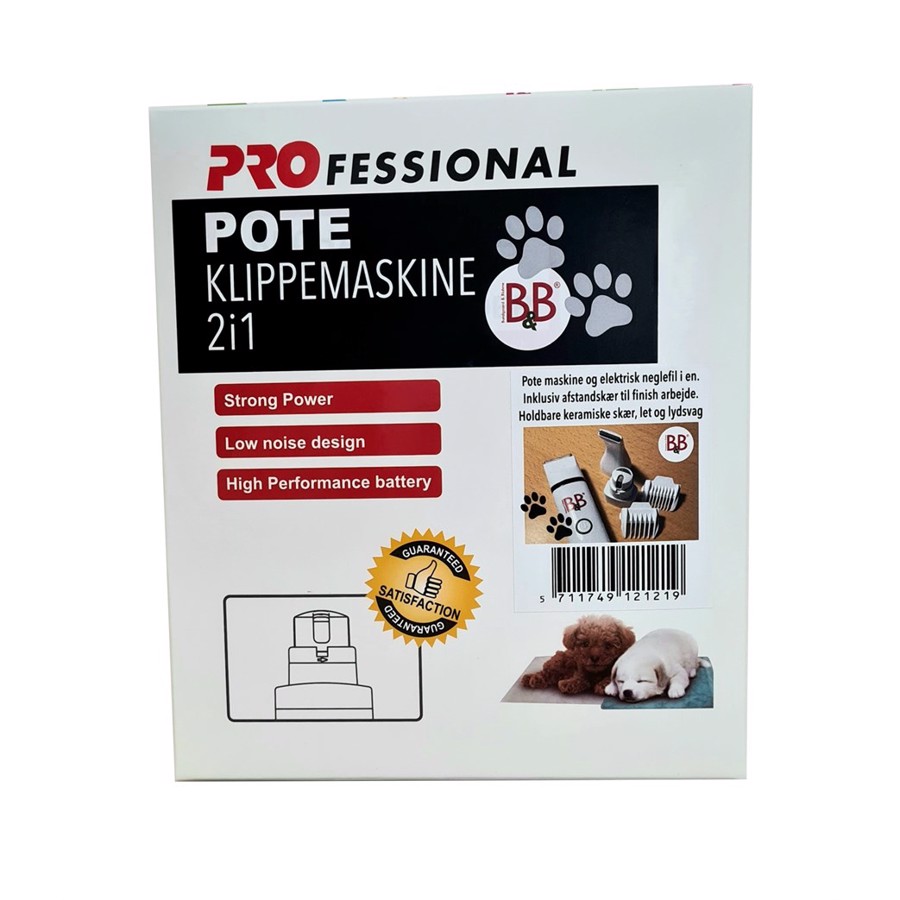 Amp 2i1 Poteklipper Negleklipper