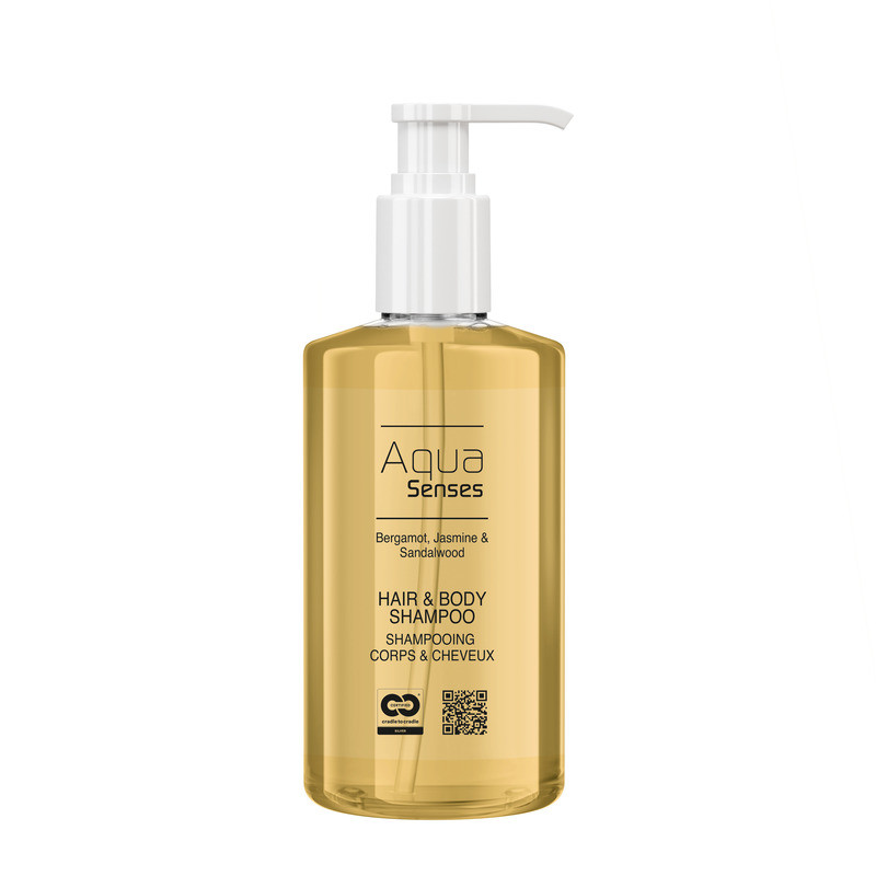 Aqua Senses Pump Hair And Body 300ml Aqs300cnshb