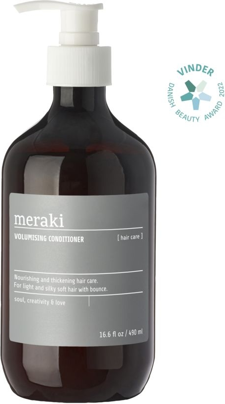 Balsam Meraki Volumising Conditioner 490 Fugtgivende Med Provitamin   økologisk Kokosolie
