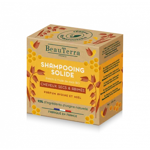 Beau Terra Shampoo Bar Dry And Damaged Hair 75g