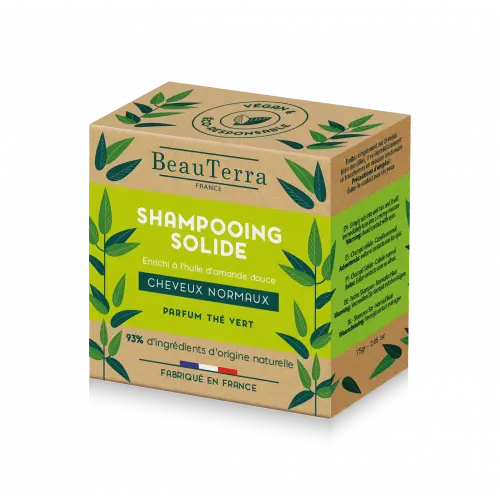 Beau Terra Shampoo Bar Normal Hair 75g