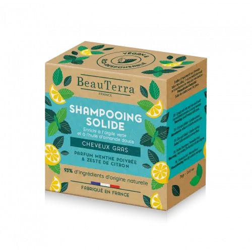 Beau Terra Shampoo Bar Oily Hair 75g