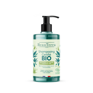 Beauterra Organic Shampoo Hemp   Aloe Vera 750