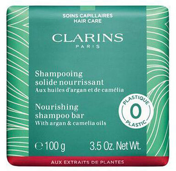 Clarins Paris Nourishing Shampoo Bar With Argan   Camellia Oils 100g