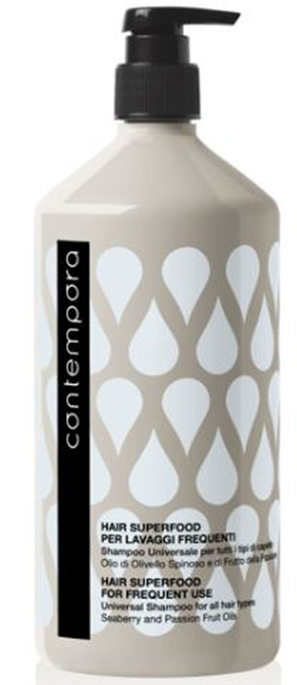 Contempora Hair Superfood For Frequent Use Universal Shampoo For All Hair Types Seaberry And Passion Fruit Oils