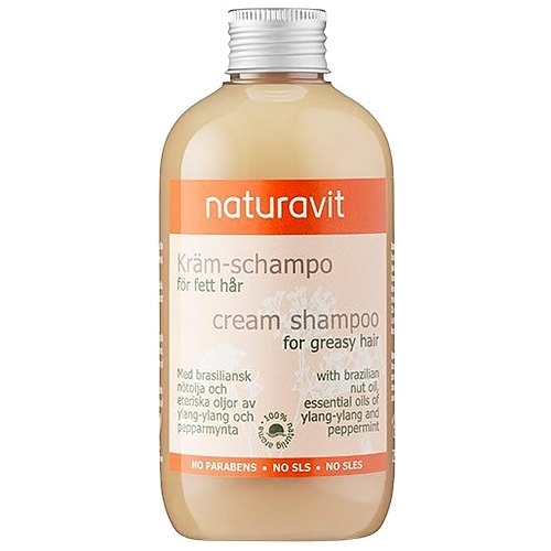 Cream Shampoo For Fedtet Hår 250 Naturavit