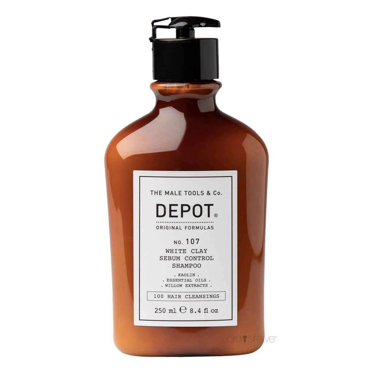 Depot The Male Tools   White Clay Sebum Control Shampoo 107 250