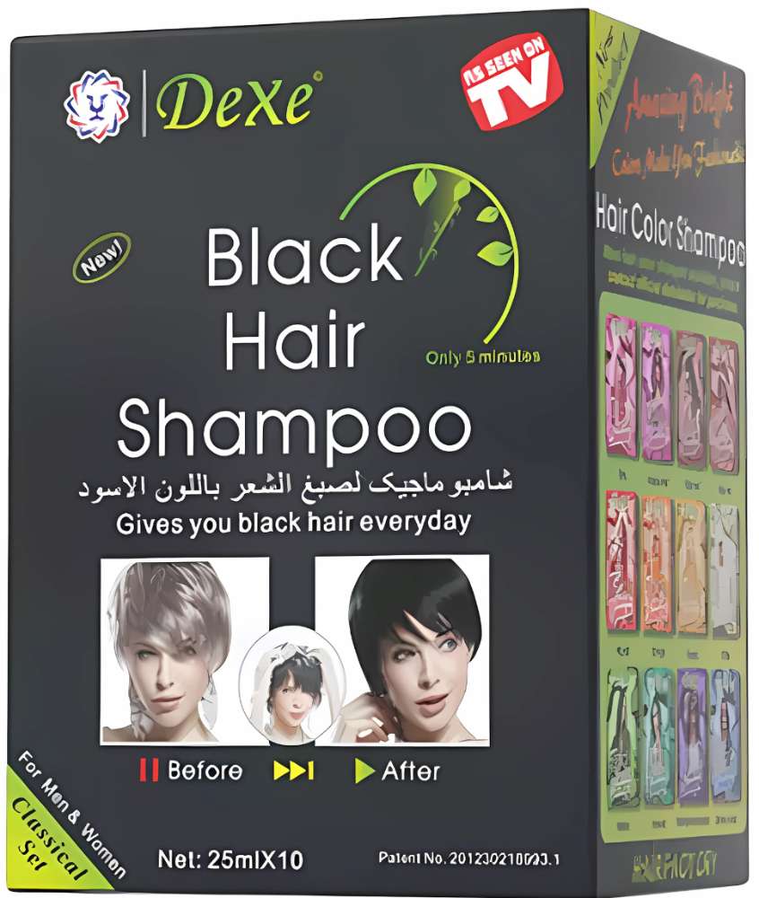 Dexe Black Hair Shampoo 10x25