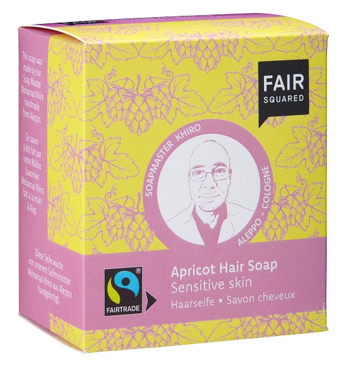 Fair Squared økologisk Abrikos Shampoobar Til Sensitiv Hovedbund