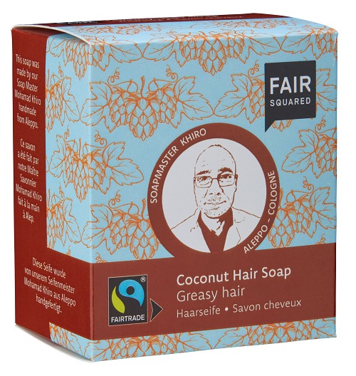 Fair Squared økologisk Kokos Shampoobar Til Fedtet Hår