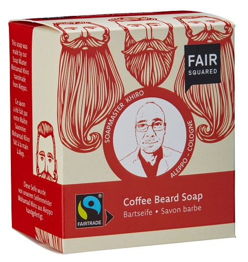 Fair Squared økologisk Skæg Sæbebar Med Kaffe Ekstrakt