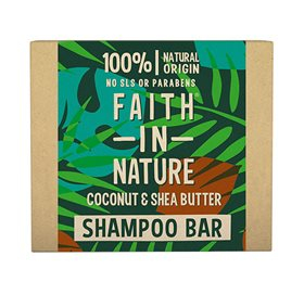 Faith Nature Shampoobar Kokos   Sheasmørt