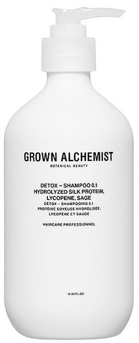Grown Alchemist Detox Shampoo Hydrolyzed Silk Protein Lycopene Sage 500ml