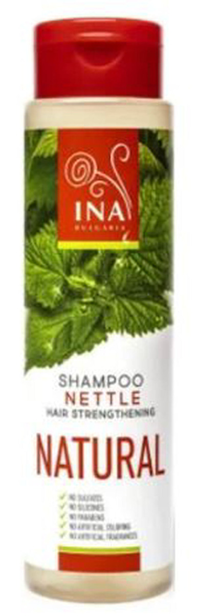 Ina Bulgaria Natural Shampoo Nettle Hair Strengthening 250ml