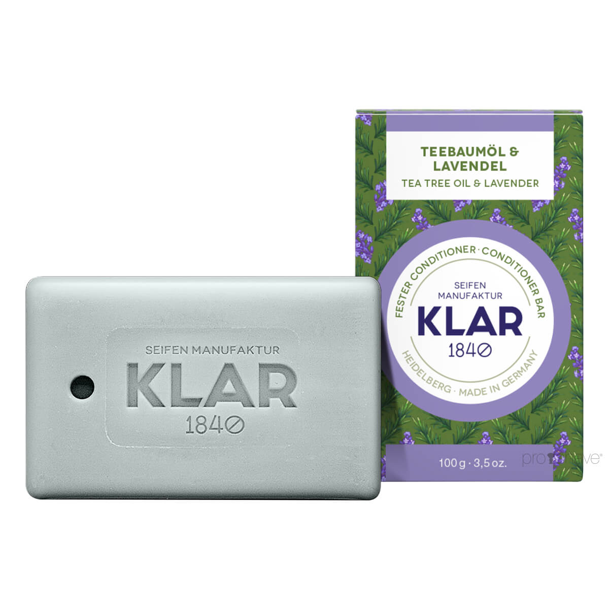 Klar Seifen Conditioner Bar Tea Tree Oil   Lavendel 100