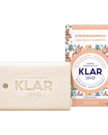 Klar Seifen Shampoo Til Børn Parfumefri Fast Sæbebar 100