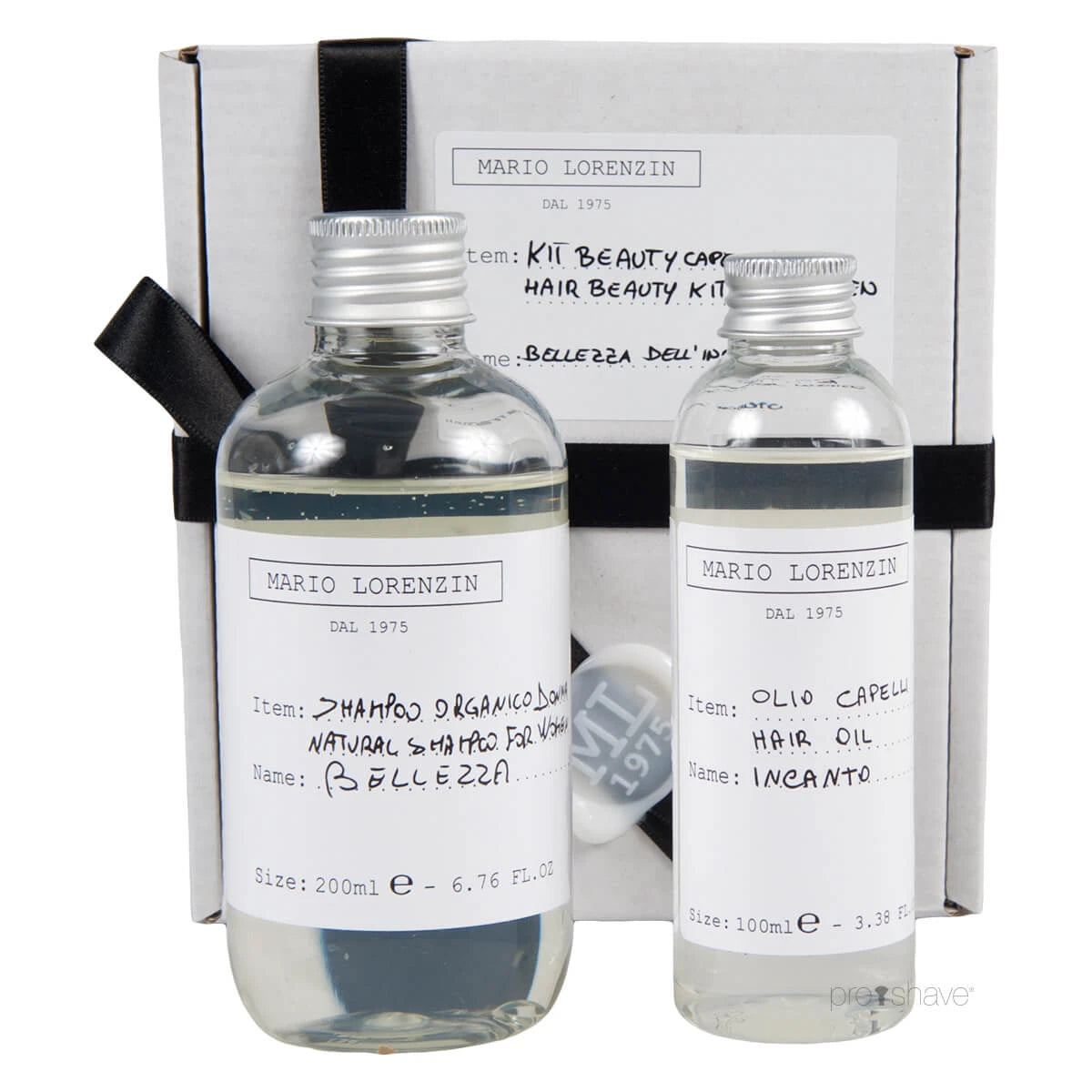 Mario Lorenzin 1975 Gaveæske Shampoo   Hair Oil Dellampaposincanto Women