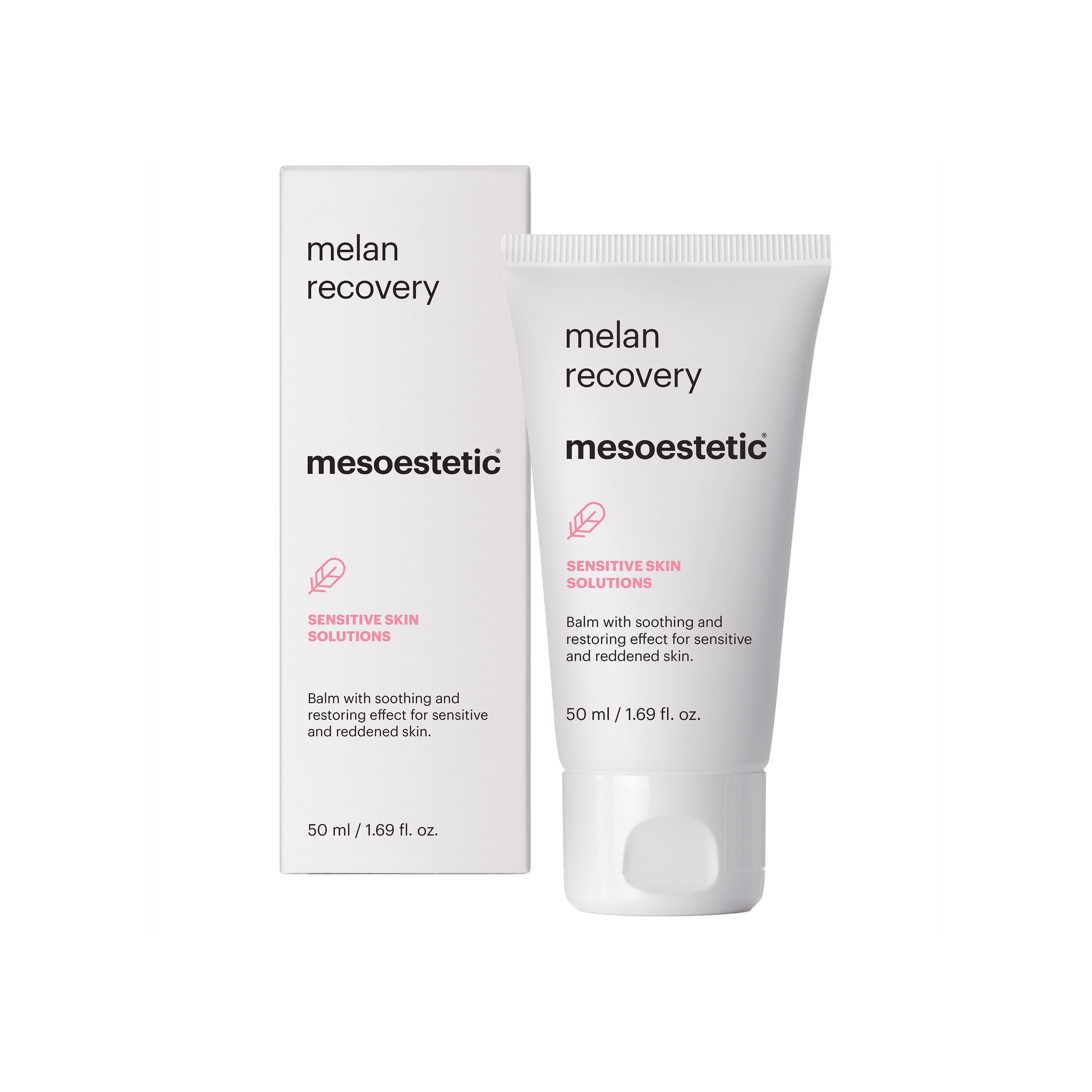 Mesoestetic Melan Recovery Beroligende Balsam Til Sensitiv Rød Hud Reducerer Rødme Følsom Hud Ansigtet