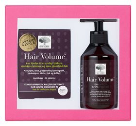 New Nordic Hair Volume Gaveæske Værdi 396 Hair Volume Tab  Shampoo 250 1pk