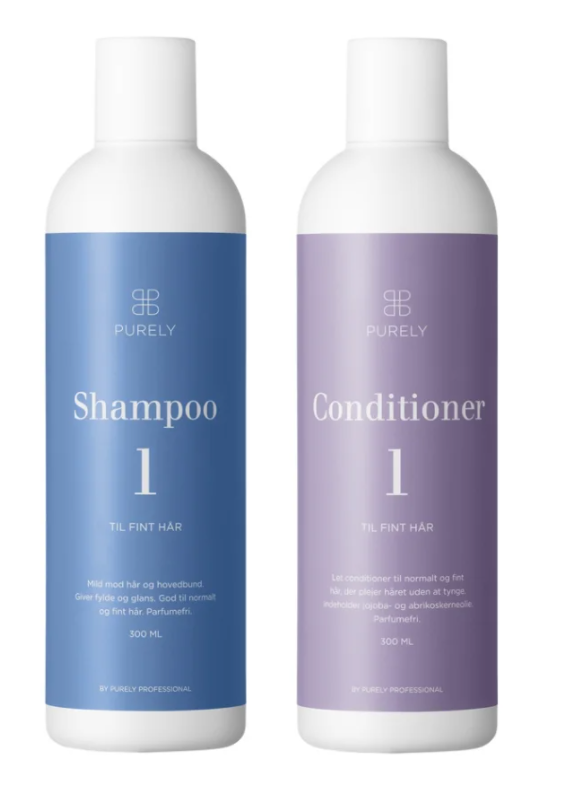 Purely Professional Sæt Til Fint Hår Shampoo Conditioner
