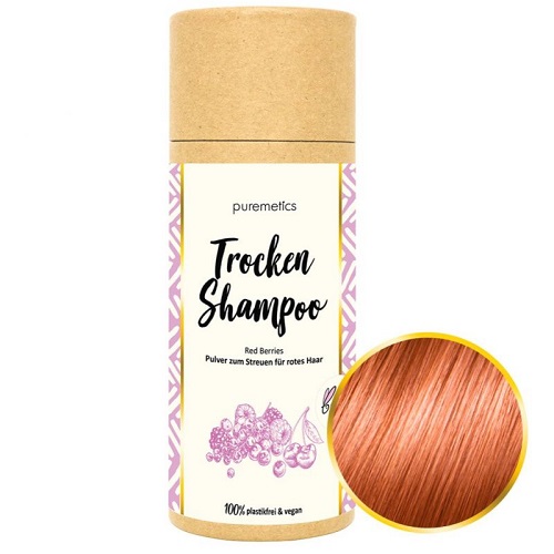 Puremetics Tørshampoo Til Rødt Hår Med Duft Røde Bær