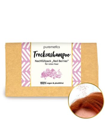 Restparti Puremetics Refill Tørshampoo Røde Bær Til Rødt Hår