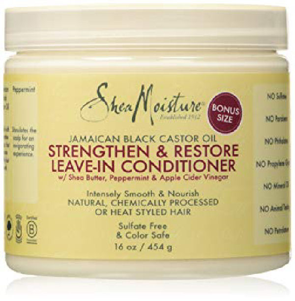 Shea Moisture Jamaican Black Castor Oil Strengthen   Restore Leave Conditioner 454g