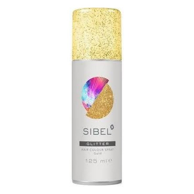 Sibel Glitter Gold Hair Spray 125
