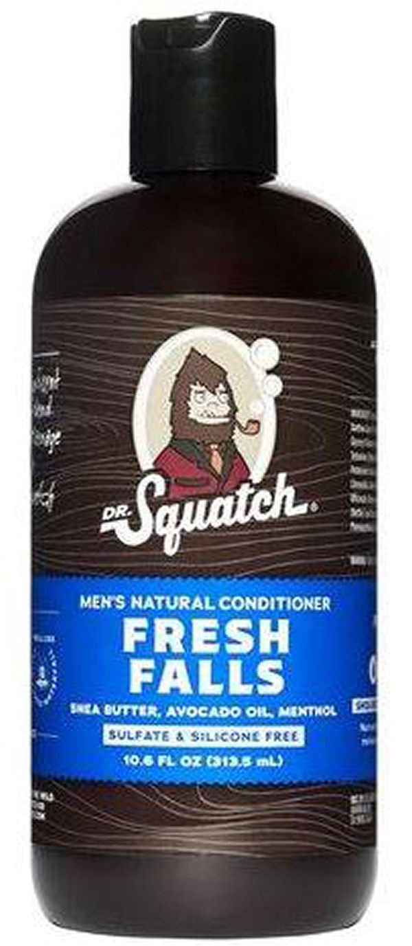 Squatch Men Natural Conditioner Fresh Falls Shea Butter Avocado Oil Menthol 313 5ml