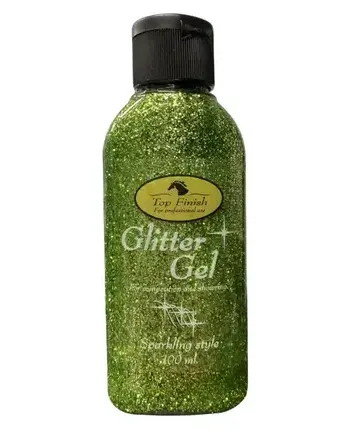 Top Finish Glimmer Gel Til Hest Grøn
