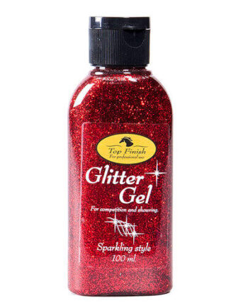 Top Finish Glimmer Gel Til Hest Rød