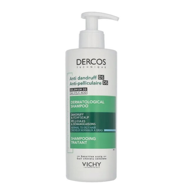 Vichy Dercos Anti Dandruff Shampoo Normal   Oily Hair 390