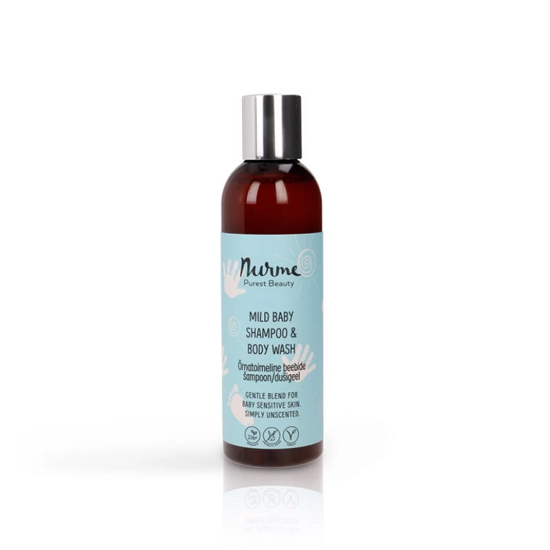 Datovarer Bedst Før 2026 Nurme øko Mild Baby Shampoo   Body Wash