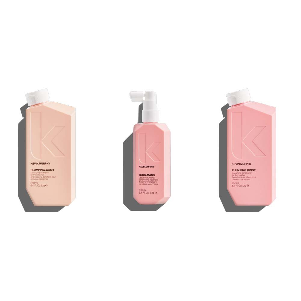 Kevin Murphy Plumping Wash 250ml  Rinse 250ml  Body Mass 100ml