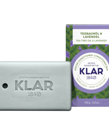 Klar Seifen Conditioner Bar Tea Tree Oil   Lavendel 100