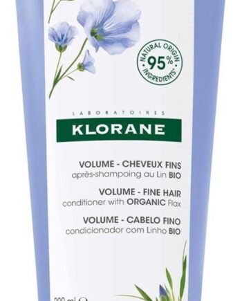 Klorane Laboratoires Volume Fine Hair Conditioner With Organic Flax 200ml