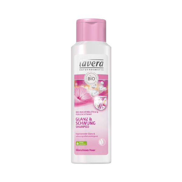 Lavera Naturkosmetik Glanz Schwung Shampoo Bio Malvenblten Perlenextrakt 250ml