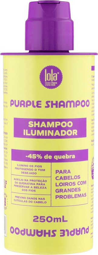 Lola From Rio Purple Shampoo Iluminador 250ml