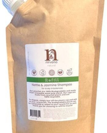Nirvana Natural Nettle   Jasmine Shampoo For Scalp Imbalances Refill 250ml