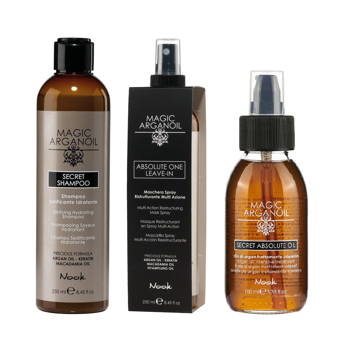 Nook Magic Arganoil Secret Plejepakke Til Tørt Hår