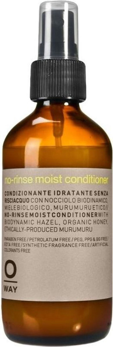 Oway Rinse Moist Conditioner With Zero Mile Biodynamic Hazel 160ml