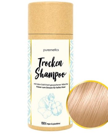 Puremetics Tørshampoo Til Lyst Hår Med Duft Cotton