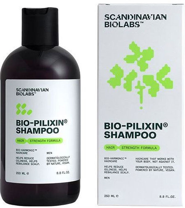 Scandinavian Biolabs Men Bio Pilixin Shampoo Hair Strength Formula 250 Dato