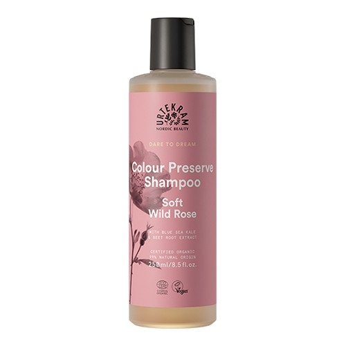 Shampoo Soft Wild Rose Farvet Hår 250 Urtekram