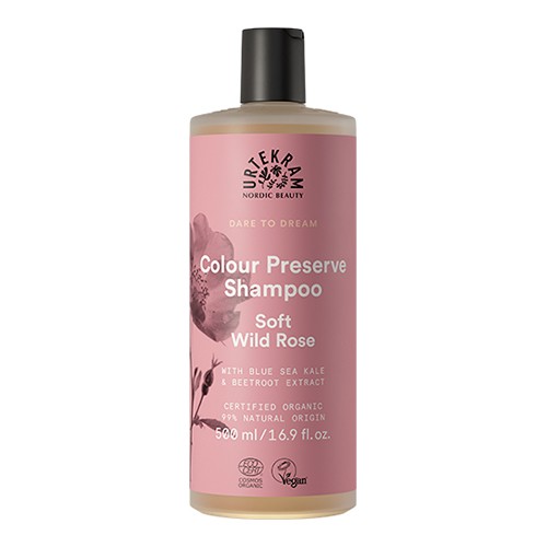 Shampoo Soft Wild Rose Farvet Hår 500 Urtekram